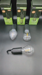 DOUCAI rechargeable solar LED light handheld outdoor camping light portable waterproof tent camping light emergency work light