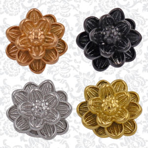 Vòng chuỗi niệm Phật gỗ hóa thạch 14 ly 27 hạt charm hoa sen inox vòng chuỗi Phật giáo chuỗi niệm Phật hạt to