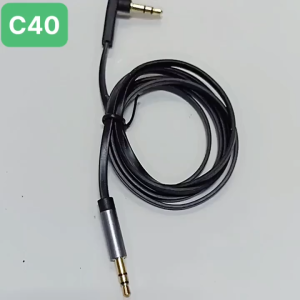Dây loa 3.5mm 1 đầu vuông góc 90 độ dài 2M - DESIGN C40 (Shop Reder)