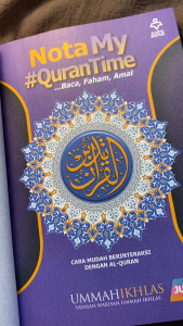 NOTA MY QURANTIME JUZUK 1 - 30