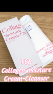 Sữa Rửa Mặt Tẩy Trang TOB Collagen Moisture Cream Cleanser Làm Sạch Bụi Bẩn Makeup 150ml