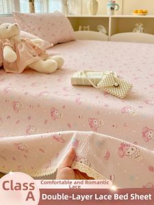KAMONI | Summer Double Layered Lace Bed Sheet Set