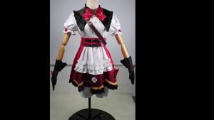 Game Genshin Impact Klee Cosplay Costume Little Witch Blossoming Starlight Lolita Dress Halloween Carnival Party Props