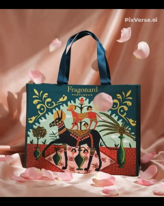 Limited Edition Fragonard Large Tote Bag (Egyptian Motif) by Senteurs de Provence since 2004