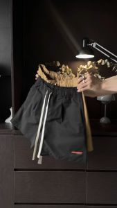 Quần Đùi Nam Lưng Thun Có Dây Rút - Dynamic Short - Black & Mustard