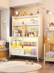 DIBIOU | Multi-tier Large Capacity Floor-standing Baby Storage Cabinet