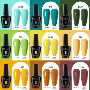 NAILCO Winter Series Color Gel Nail Polish 15ML Semi Permanent Soak Off Gel Varnishes Super Texture Gorgeous Nail Manicure Art