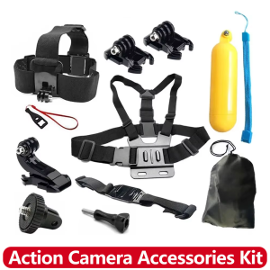 Accessories Kit Chest Head Helmet Strap Mount Adapter Floating Grip For GoPro Hero AKASO SJCAM Insta360 DJI Osmo Action Camera