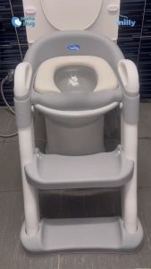 Milly บันไดเข้าห้องน้ำ เบาะนุ่ม นั่งสบาย ที่รองนั่งสำหรับเด็ก ฝารองชักโครก บันไดปีนชักโครก Potty Training Seat