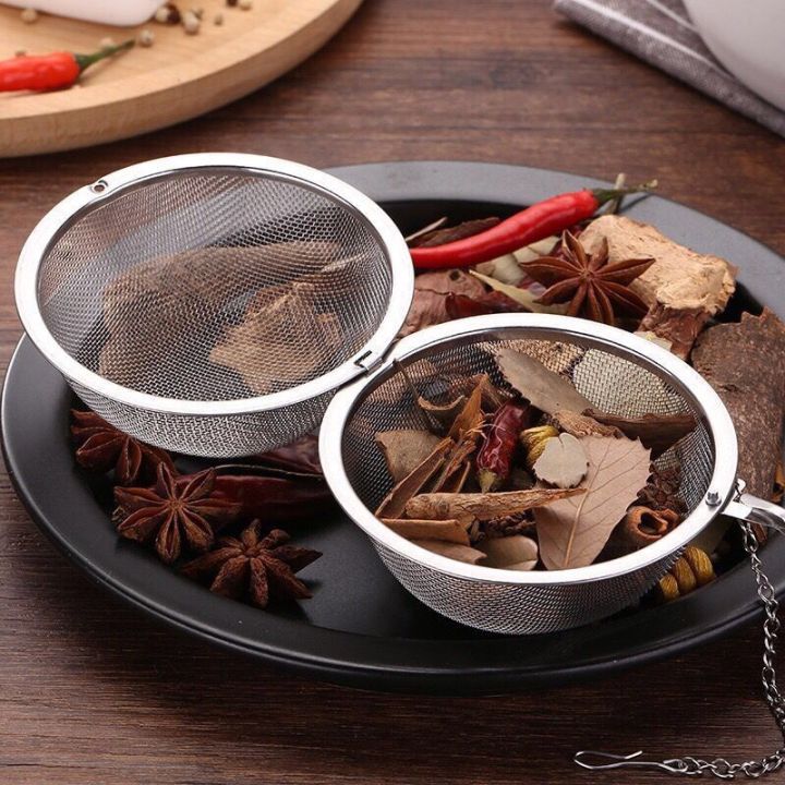 Masely 304 Stainless Steel Tea Ball Strainer Seasoning Ball Marinade Soup Stew Seasoning Spice 7308