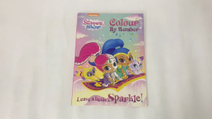 Shimmer and Shine Leave a Little Sparkle! Colour by Number Activity Book for children to learn about colours