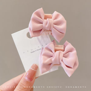 Small Butterfly Knot Hair Clip Womens Side Bangs Clip 2025 New Shark Clamp Hair Accessories for Half Updo behind the Head