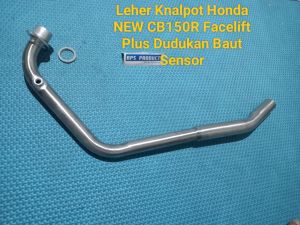 Leher Knalpot Standar Honda CBR NEW CB150R Facelift Plus Baut Sensor Tebal Berkualitas