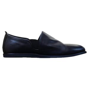 Soft Lightweight Handmade Vegetable Tanned Leather Flat Slip-on Shoes
