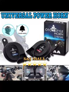 PIAA OTO Style Horn 400Hz/500Hz with Hologram Sticker for Motorcycle Compact Horn Dual 12v 2Pcs UNIVERSAL POWER HORN