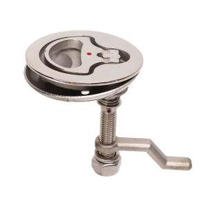 Boat Cam Latch 316 Stainless Steel Polished Adjustable Hatch Latch With Back Plate for Marine Ship