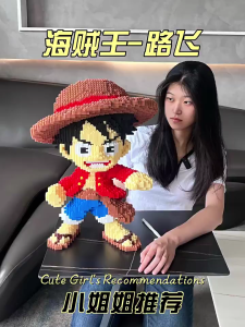 ️现货️ReadyStocks 59158 Connection luffy One Piece blocks toys 海贼王 路飞 嗨彩拼 成人 拼插装 积木 玩具
