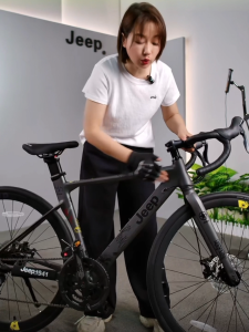 Jeep Road Bike 18 Speed Aluminum Alloy Road Bike Adult Male And Female Student Bike Disc Brake Variable Speed Bike 700c