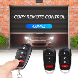 Kebidumei | 433MHz Remote Control Wireless Copy Controller Electric Garage Door Opener Cloning Code Duplicate Remote Control For Car Key