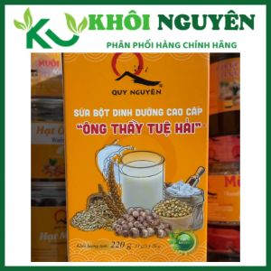 Sữa bột dinh dưỡng cao cấp Ông Thầy Tuệ Hải Hộp 220g x 11 gói Sữa Bột Ngũ Cốc Organic Sữa Dinh Dưỡng Cho Sức Khỏe Hướng Dẫn Pha Sữa Bột Tiện Lợi Sữa Bột Bảo Quản Lâu - Lazada
