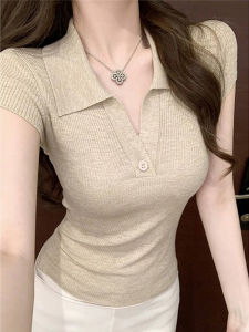 V.C.I | Slim Fitting Ice Silk Knitted Short Sleeve Polo Shirt New Design 2026