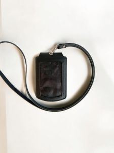 ID Card holderd lanyard name tag untuk di kalungkan