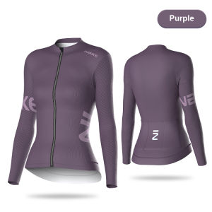 INBIKE Womens Long Sleeve Jersey MTB Cycling Jersey Spring Autumn Biking Clothing Slim Top Shirts for Riding Road Bike Clothes
