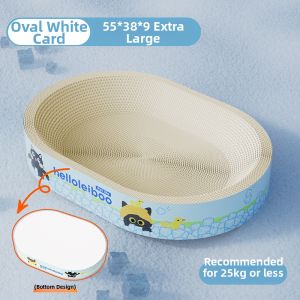 HELLOLEIBOO | Scratch-Resistant and Flake-Free Thickened Cat Bed Scratching Post Paper Board