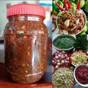 แจ่วบองปลาร้าสับสมุนไพร