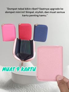 WRF107 Dompet Kartu Pouch Card Tebal Model Organ Akordeon Kulit Sintesis TKM