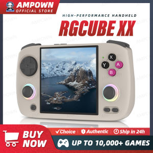 ANBERNIC RG CUBEXX Handheld Game Console 3.95 IPS Screen Linux System Video Output WiliWili Online Play RGCUBEXX E-book Reader