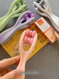 เครื่องนวดลูกกลิ้งนิ้ว มือถือแบบพกพานิ้วลูกกลิ้งนวด 4 หัวนวด กนวดจุดฝังเข็มเมา