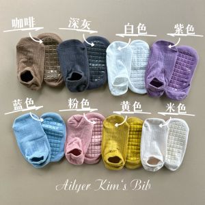Anti-Slip Mesh Baby Socks Golden Ellie 4 Pairs Pack Summer Lightweight Slip-On Toddler Footwear for Girls 0-5 Years Old