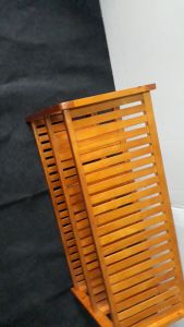 [HCM]Kệ giày 3 tầng rộng 80cm bằng gỗ (Vàng cánh gián)