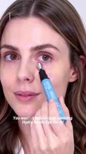 15ml Eye Gel Cooling Brightening Firming Eye Gel Reduce Dark Circles & Fine Lines Hyaluronic Acid Niacinamide Eye Skin Care