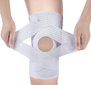 Đai Hỗ Trợ Đầu Gối Nén Khí Với Vải Lưới Thoáng Khí Và Bộ Ổn Định Bên Hông Có Thể Điều Chỉnh Giúp Giảm Đau Đầu Gối Miếng Đệm Đầu Gối Cho Người Lớn
