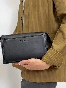 GORCHIS - Clutch Bag Anti-theft Tas Tangan Pria Kulit PU Import Dompet Pocket Handbag Mewah Elegan