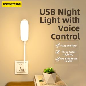 pisen | Voice Control Bedside Lamp LED