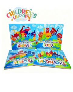 Childrens Library - Smart Kids / Little Explorers / Animals / Food / Landmark / Vehicles / Board Book / Childrens Book / English Books