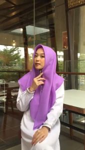 HIJAB PARIS PREMIUM POLOS INSTAN LASER CUT