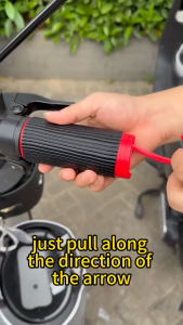 SEAMETAL 2PCS Motorcycle Silicone Handlebar Cover Universal Self Shrinking Non-Slip Motorcycle Grip Covers Sleeve Protector Cover