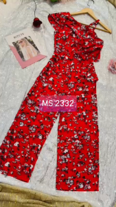 MyDu Shop | MS 2332 – Đồ Bay Hoa Cổ Xéo Bèo Lệch Vai Cá Tính Mát Mẻ Ngày Hè