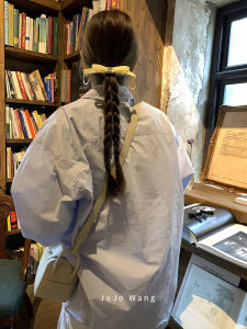 Fashionable Simple Yellow Hair Clip Side Bangs Hair Accessories Elegant Hair Decorations Original Design Hair Grips Jojo Wang