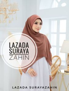 [ Tidak Berdagu ] Bidang 60 Tudung Bawal Chiffon Instant Awning Scuba Bidang 60/Tudung Bawal Labuh Chiffon Awning Scuba