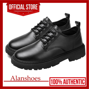 【Ready Stock】2024 NEW Fashion Oxford Leather Shoes For Men Black Shoes For Men School Shoes High End Lace Up Wedding Shoes Easy Soft Shoes Leather Shoes For Men