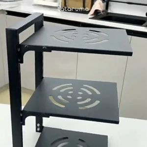 Rak Dapur Bawah Kabinet Tempat Penyimpanan Panci Alat Dapur Tingkat Kitchen Rack Multilapis Susun TATARUMA YAKKA