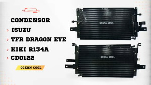 แผงแอร์ อีซูซุ ดราก้อน อาย TFR แอร์ กิกิ CD0122 Condenser for Isuzu Dragon / TFR Zexel Kiki แผงคอนเดนเซอร์ รังผึ้งแอร์ คอยล์ร้อน