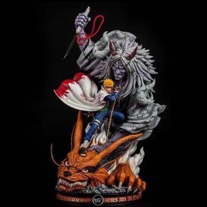 Bandai | 24cm Anime Naruto Namikaze Action Figure Naruto Statue Pvc Collectible Model Doll Toys Gift