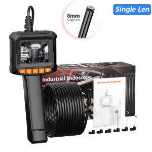 Industrial Endoscope Camera 4.3 "Single Dual Lens HD 1080P Car Inspection Borescope IP67 Waterproof Sewer Camera With 8LED Gifts