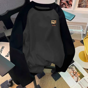 Thickened Fleece Warmth Mens T-shirt Shoulder Insertion Long Sleeve Base Shirt Inner Wear for Autumn Winter Polyester Fiber